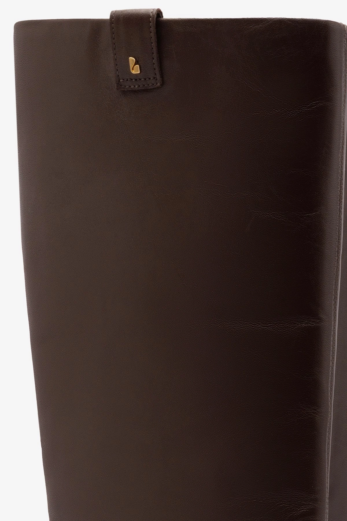 Flexibility Comfort Grip Alexis Flat Boot In Brown Leather