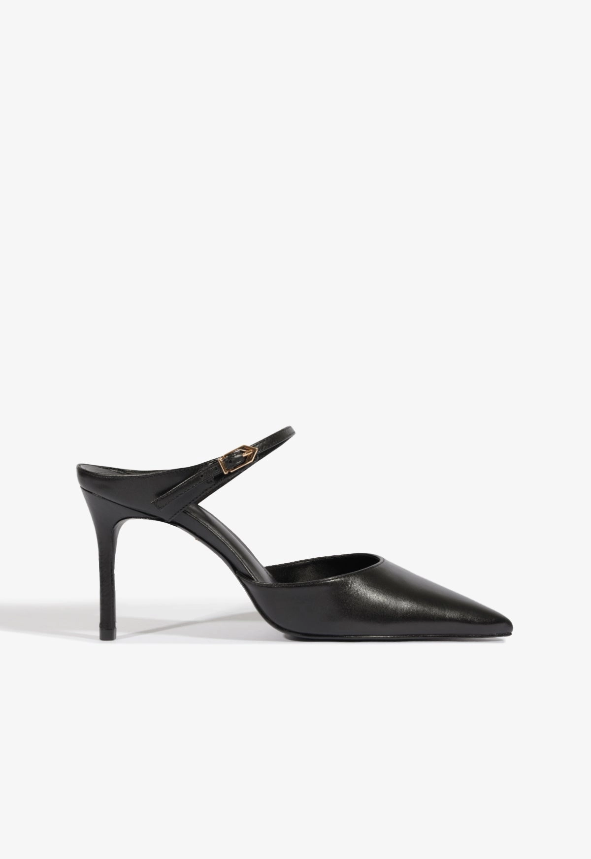 Laura Mule Leather Pump Autumn Cool Mind Ease