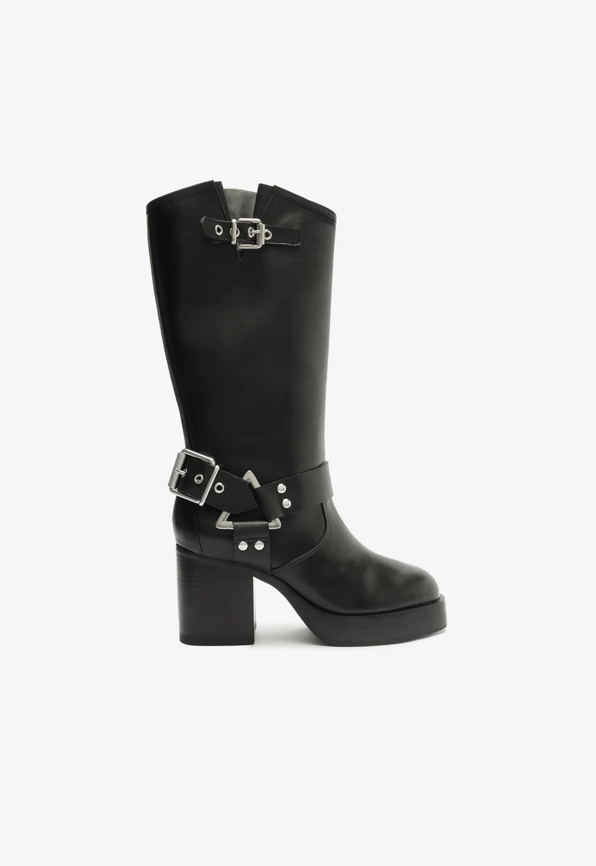 Kiara Block Atanado Leather Boot Cross Road