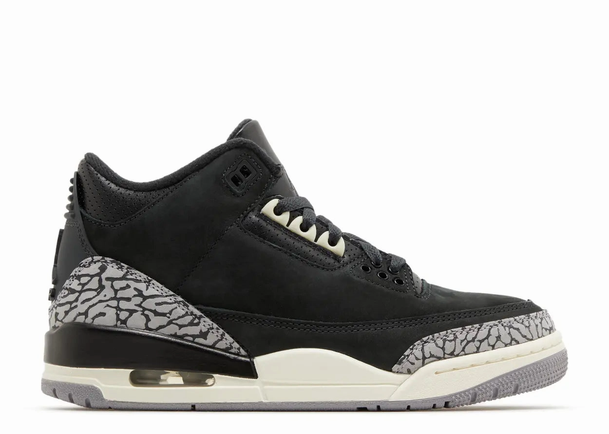 WMNS Air Jordan 3 Retro - Off Noir Pressure Relief Rich Glow