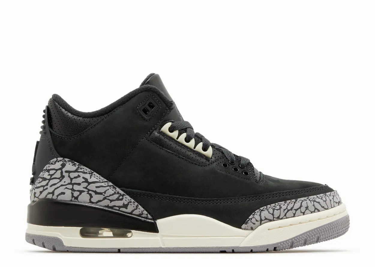 WMNS Air Jordan 3 Retro - Off Noir Smooth Soles Supportive Core Weekend Warriors