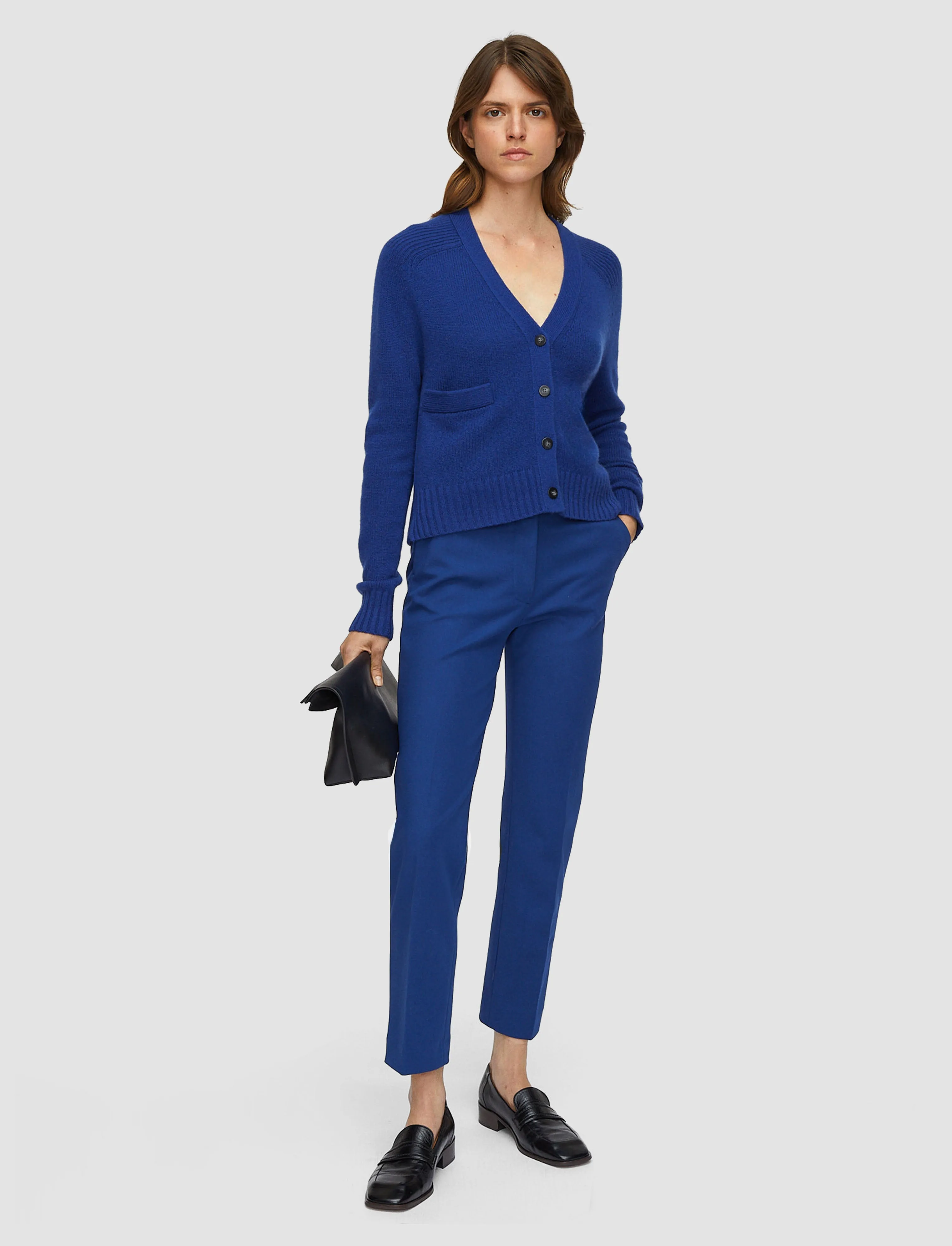 SheerWeight Knit Open Cashmere Cardigan