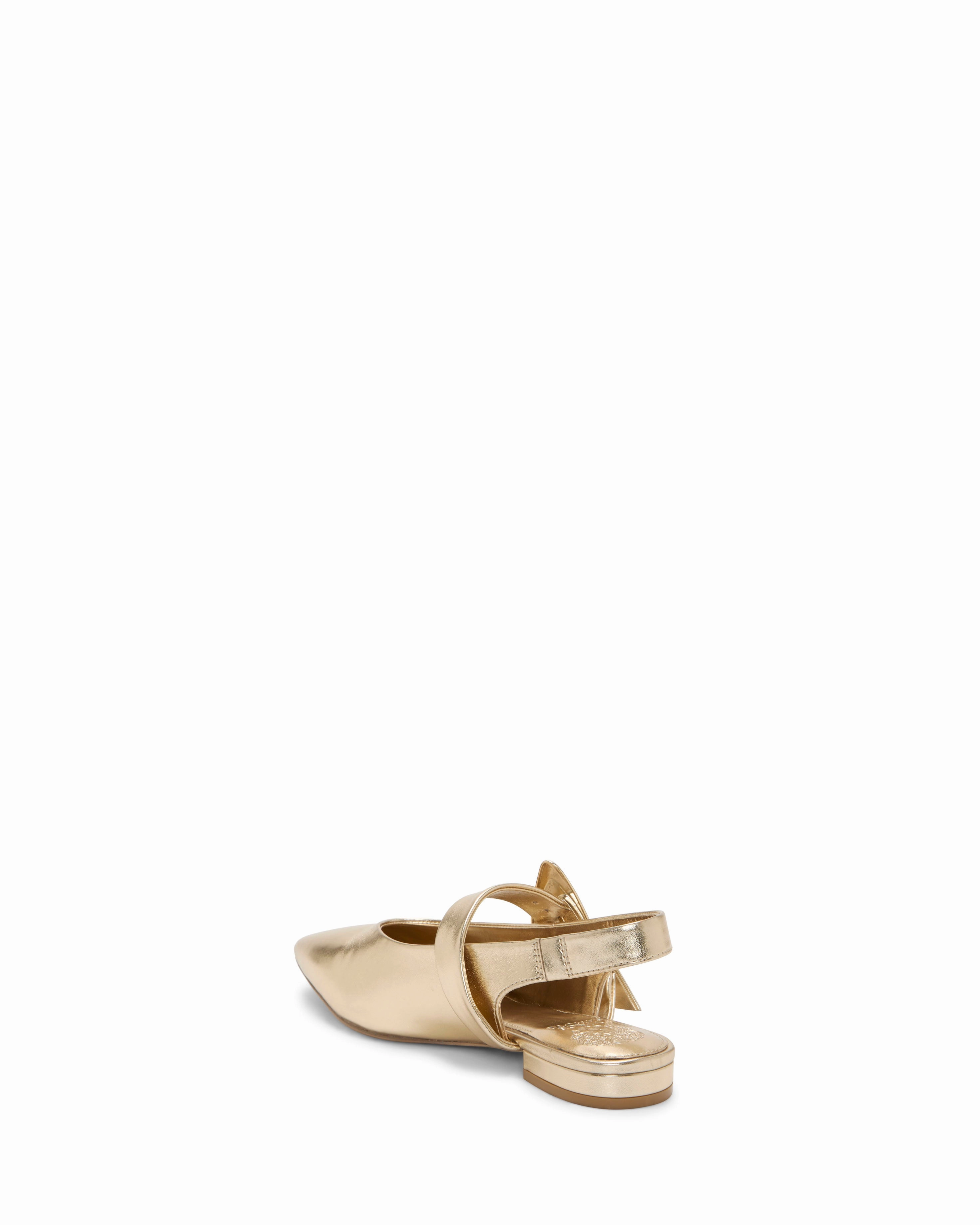 Amoret Buckle Slingback Mule Satin Glow