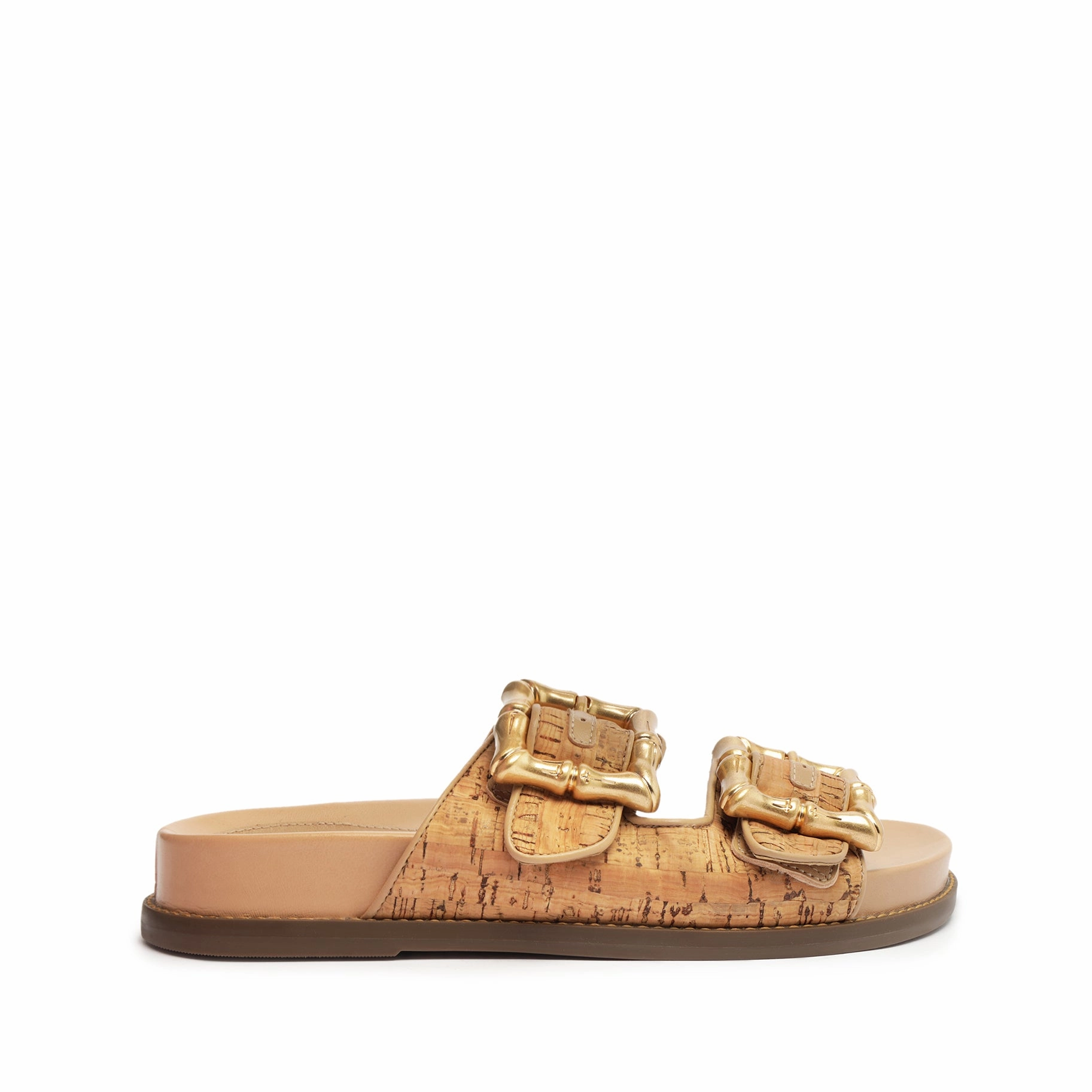 Light Run Earth Mood Enola Sporty Cork & Nappa Leather Sandal