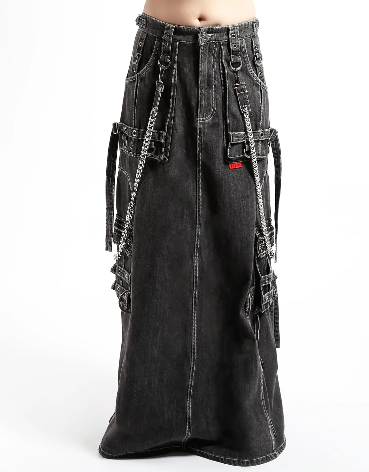 Sporty Touch STRENGTH SKIRT BLACK DENIM