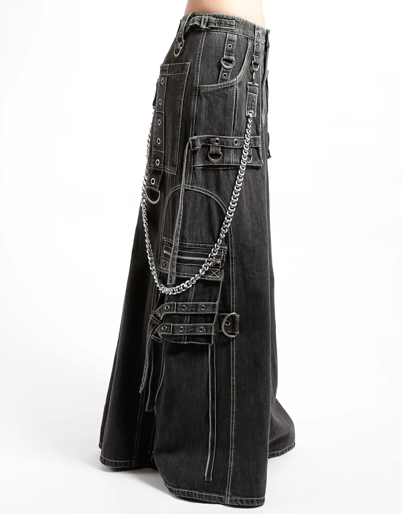 Core Fit AbrasionGuardTape STRENGTH SKIRT BLACK DENIM