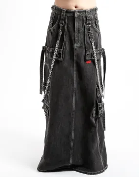 Sporty Touch STRENGTH SKIRT BLACK DENIM