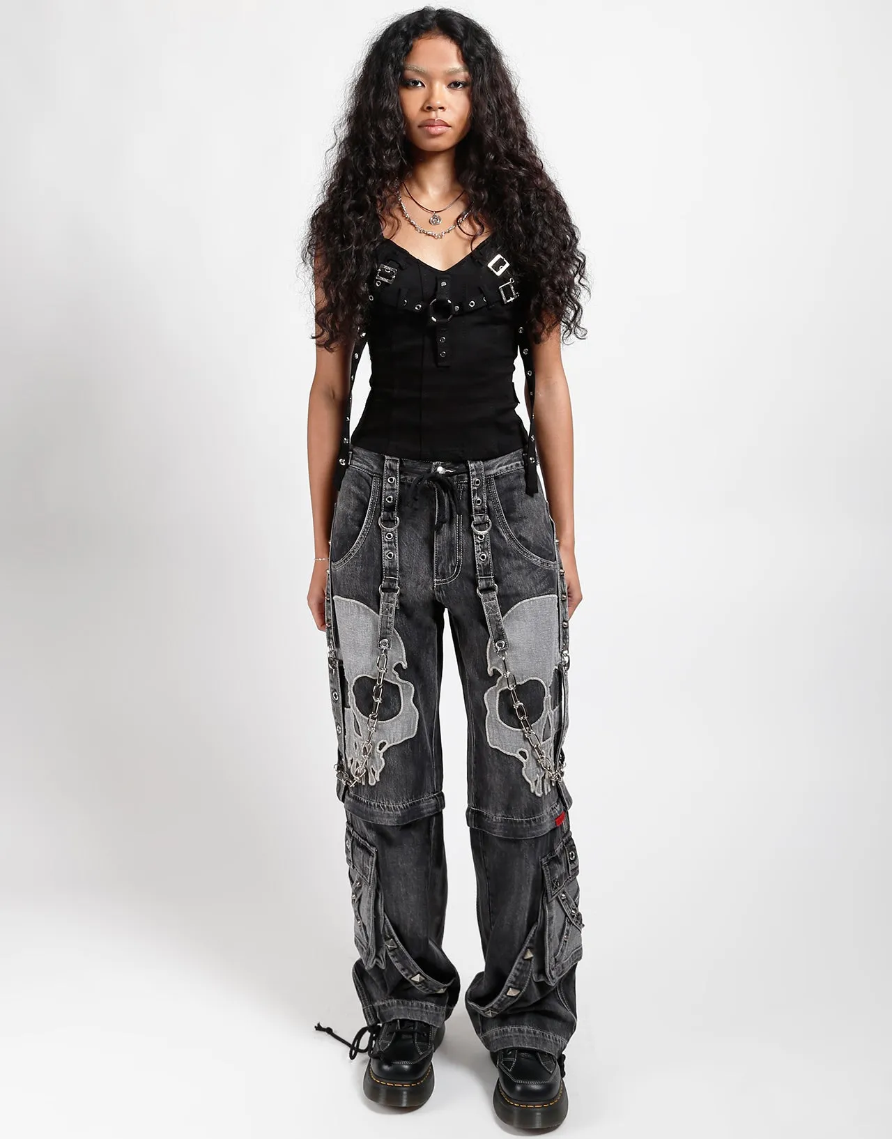 Weekend Style SCARE DARK STREET PANT FOG WASH BLACK DENIM