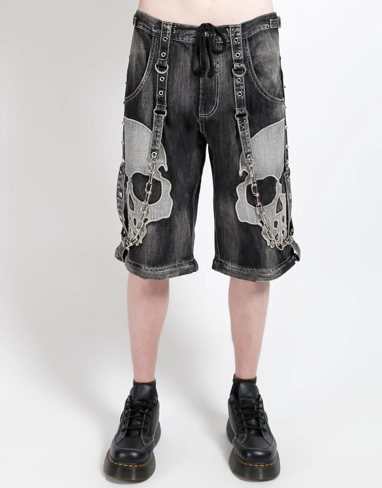 SCARE DARK STREET PANT FOG WASH BLACK DENIM Quick Movement Wear Hypoallergenic fabric