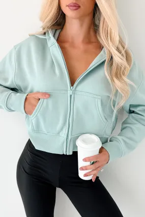 HighStretch Stronger Everyday Zip-Up Hoodie (Mint)