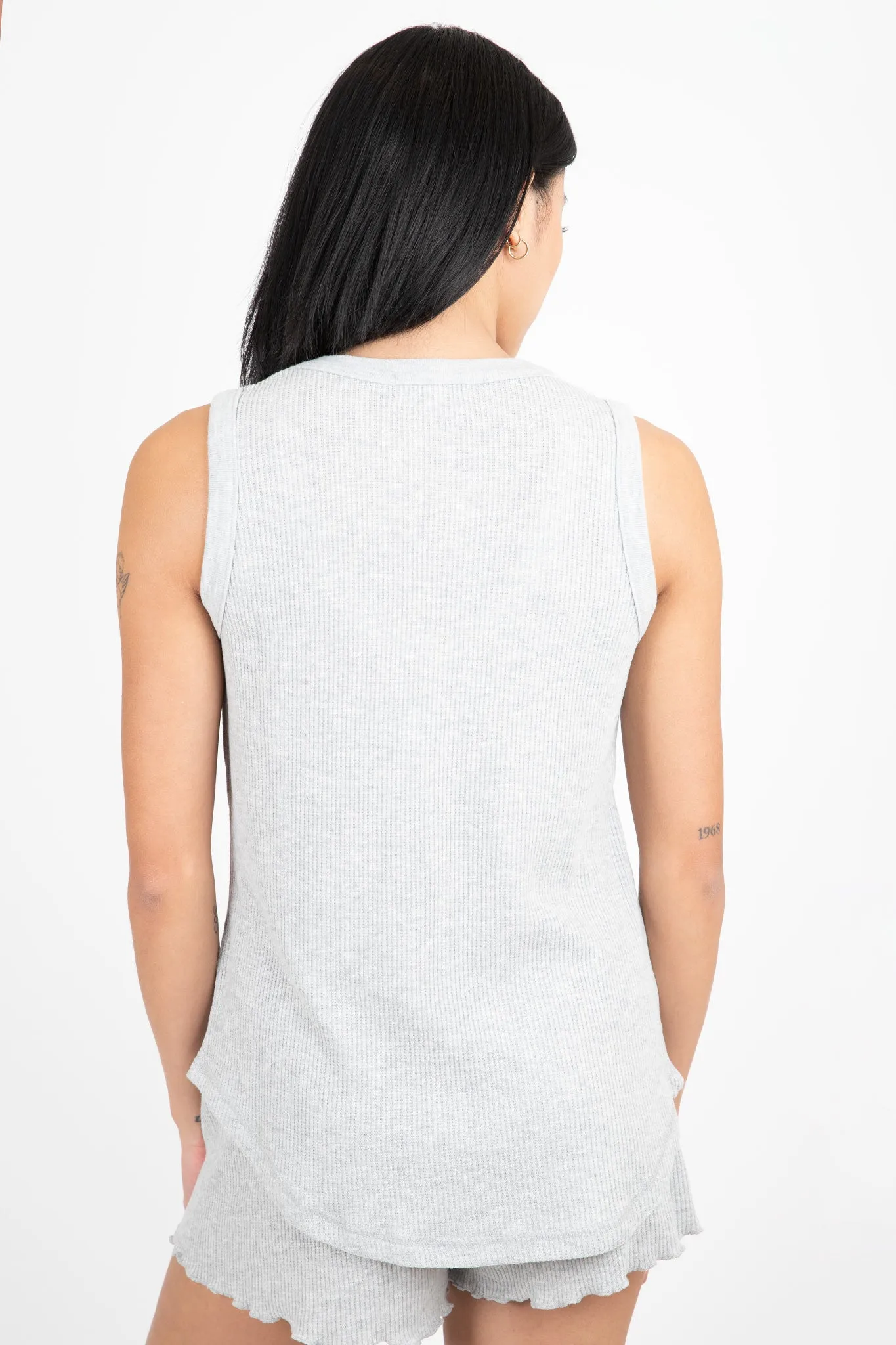 Textured Essentials Tank MeshVentilation HighDensity Weave