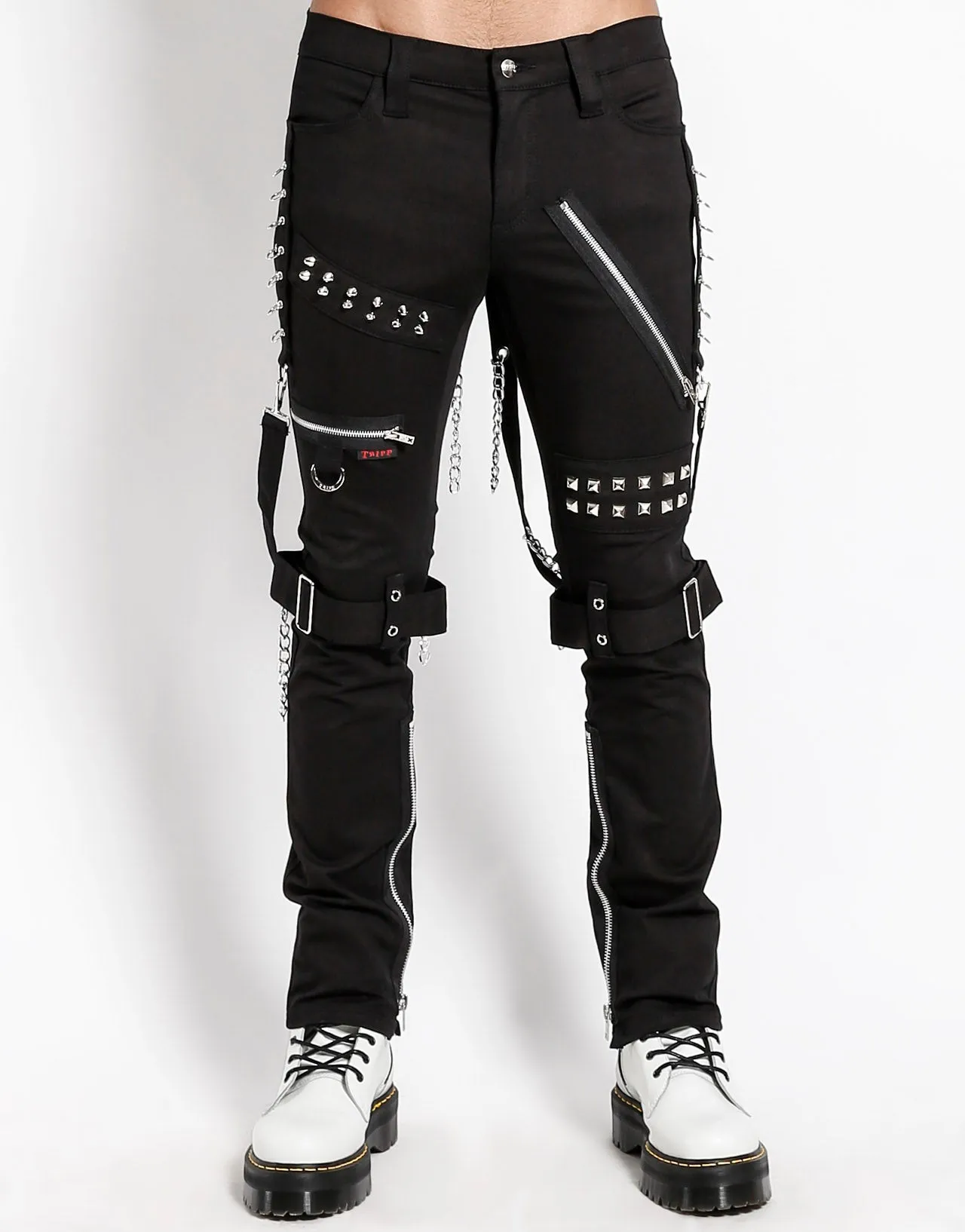 Easy Access SoftTouchFinish STUDDED BONDAGE PANT