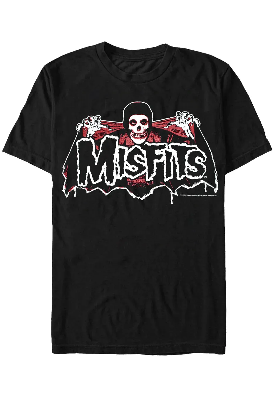 VersatileNeckline Durable Blend MISFITS BATFIEND TEE