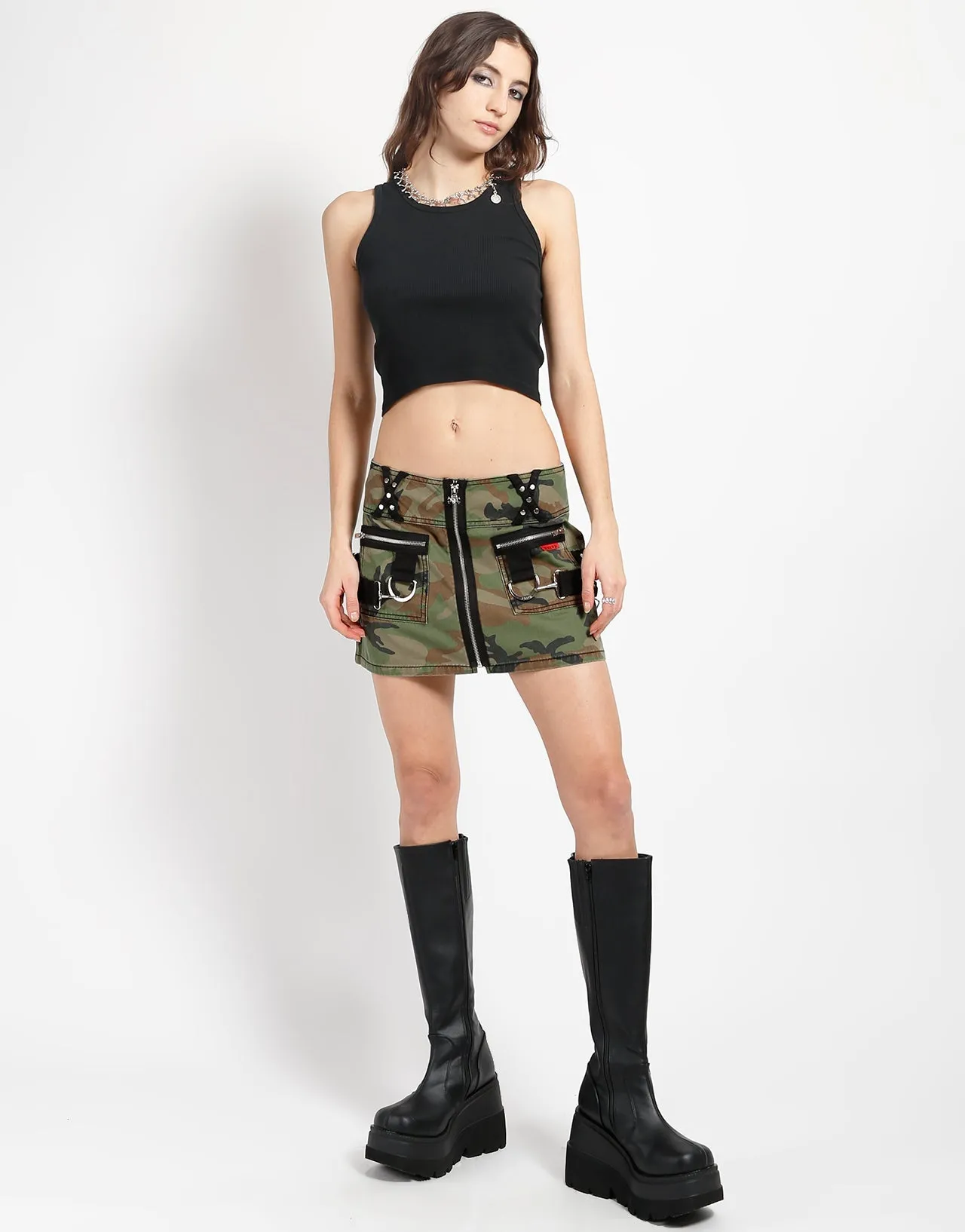 BIG RING SKIRT CAMO Travel Ready Move Comfort