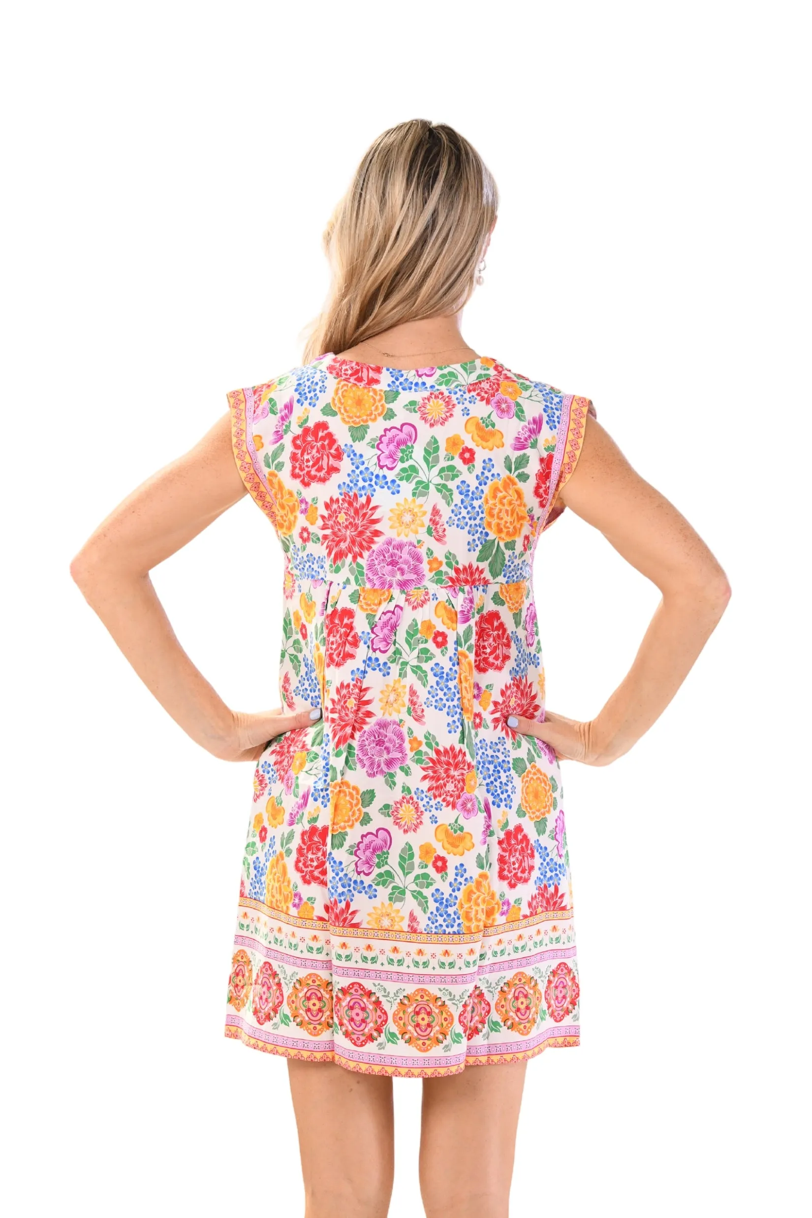 Kokomo Dress / Multi Floral Trend Focused