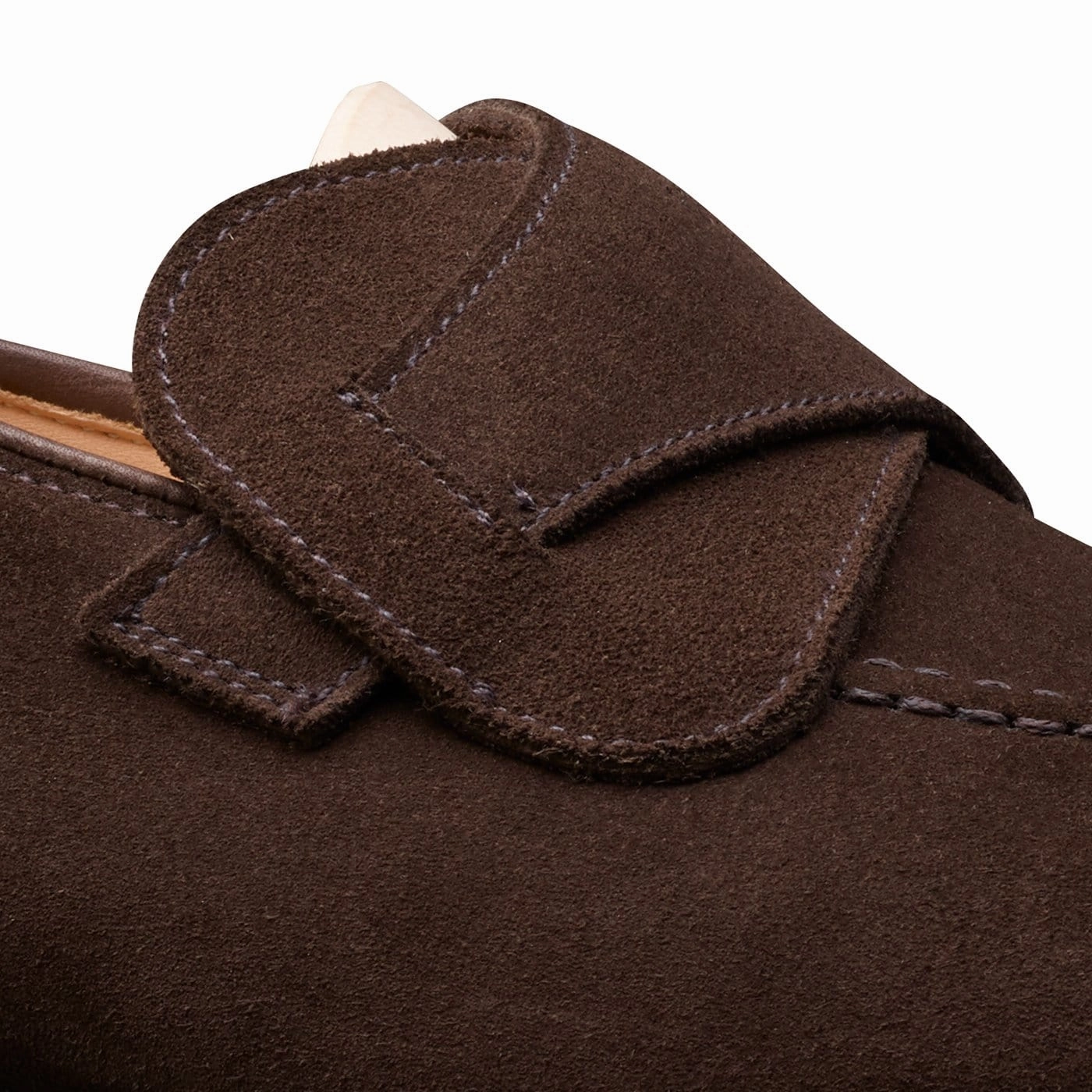 Selby Dark Brown Calf Suede Club Edge