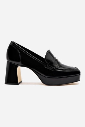 Responsive Cushion Fitness Lovers Suki Platform In Black Box Leather