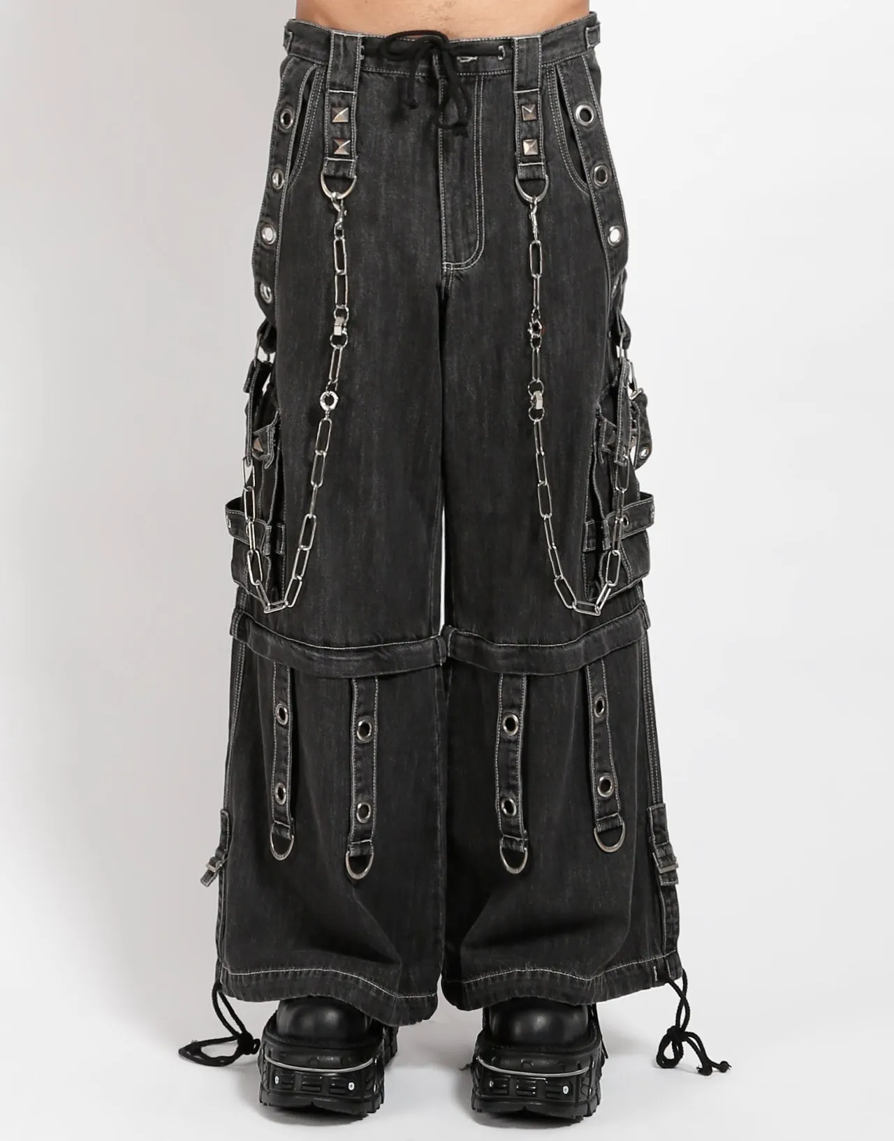 SUPER O-RING PANT BLACK DENIM Active Flex HypoallergenicFabric