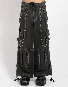 SUPER O-RING PANT BLACK DENIM Minimal Style