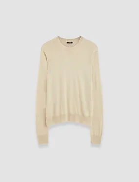 LowImpact Dye Superfine Cotton Silk Round Neck Jumper