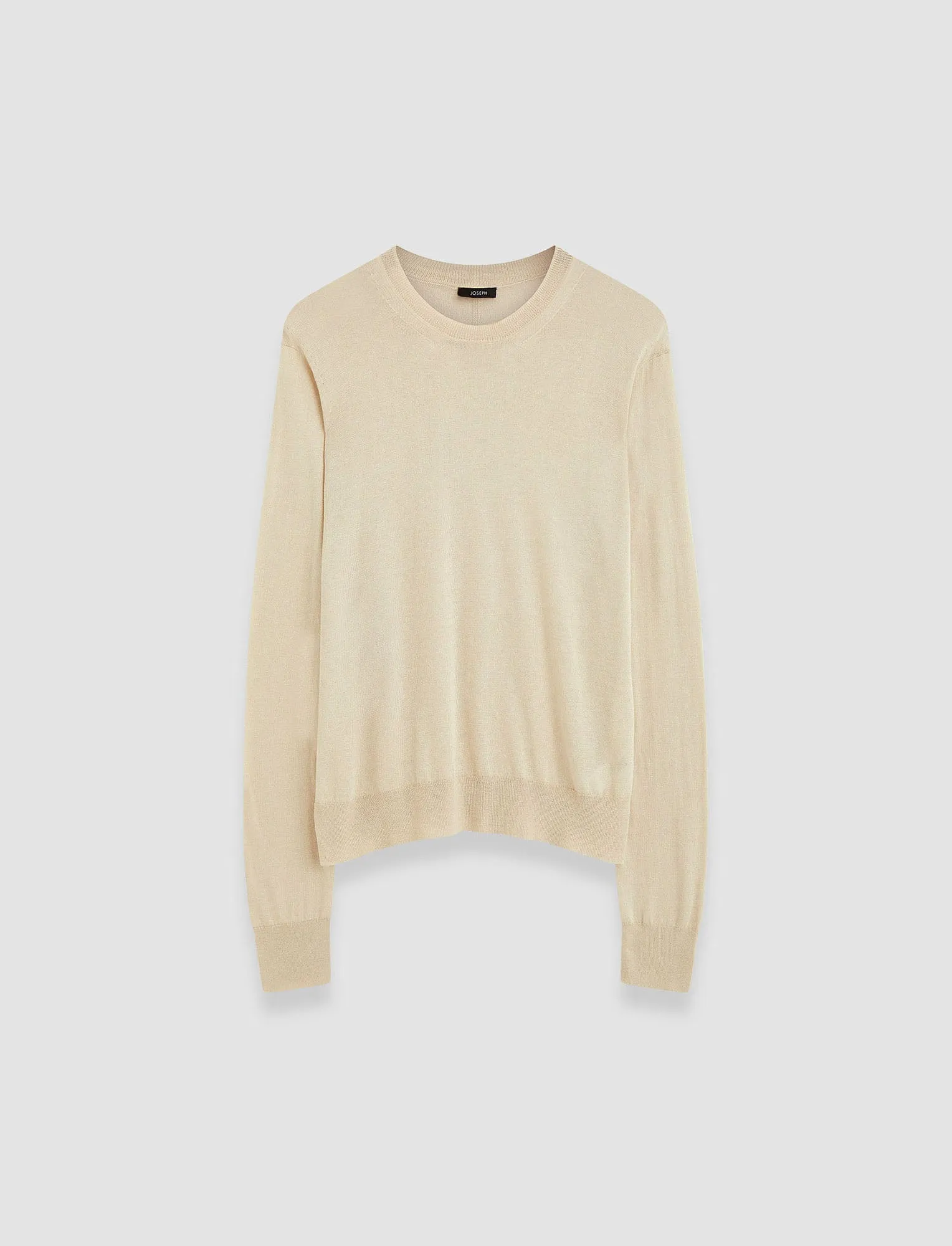 LowImpact Dye Superfine Cotton Silk Round Neck Jumper