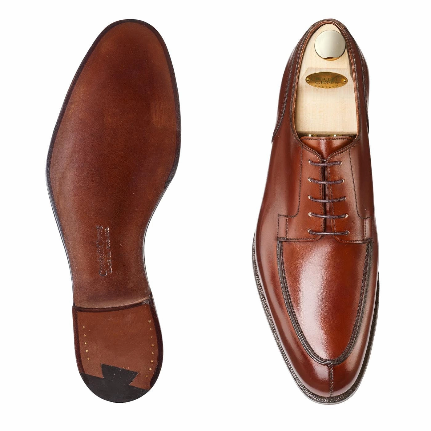 Satin Glow Elastic Sussex Chestnut Antique Calf