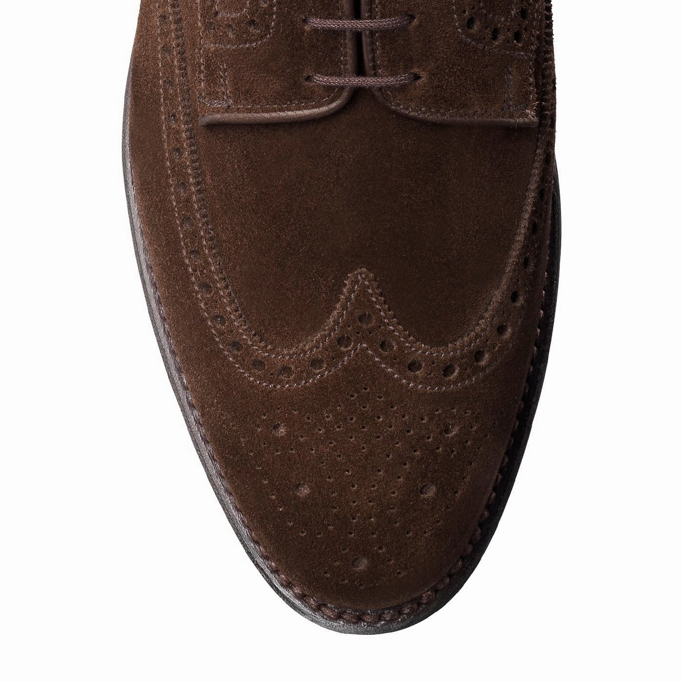 Swansea Dark Brown Suede Firm Lock