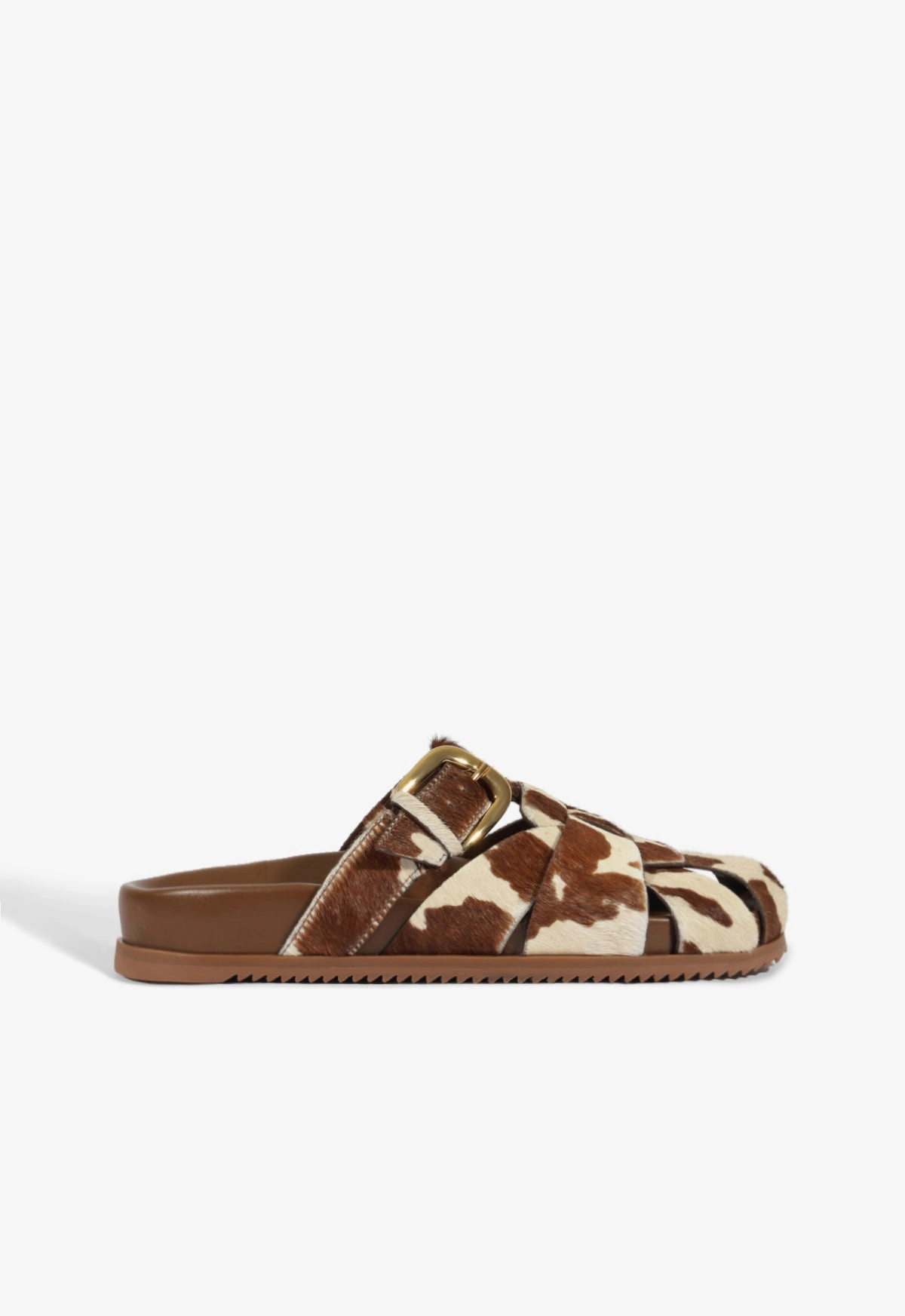 Non Slip Office Workers Sydney Calf Hair Clog