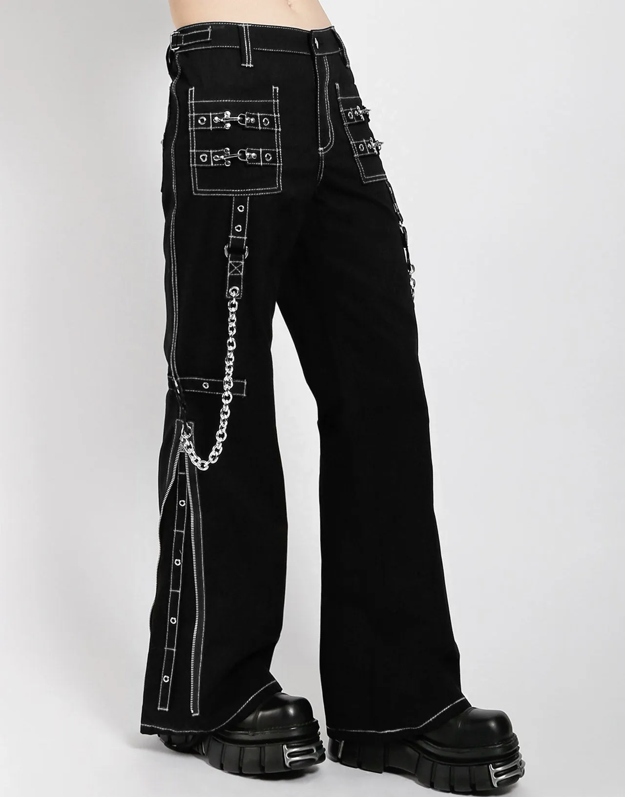 Comfort Base NIGHT PANT WHITE STITCH