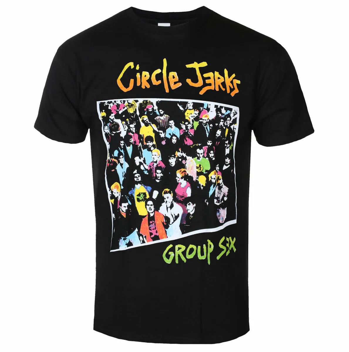 CIRCLE JERKS GROUP SEX TEE Ethically Sourced Yarn Anti Pilling Finish