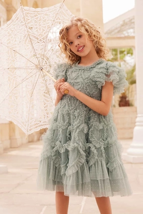 Light Deflection Fabric Amorette Kids Dress