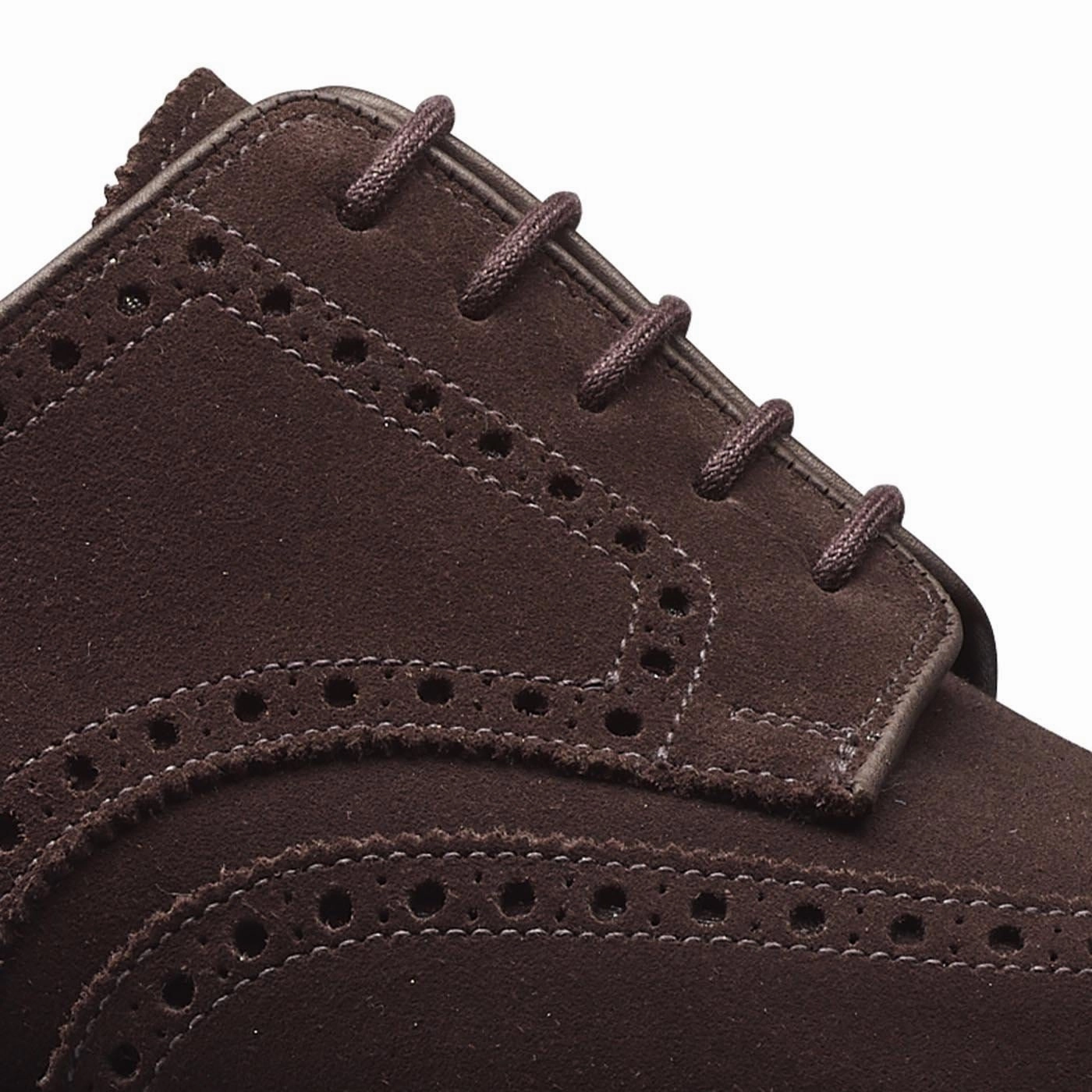 On Trend Pembroke Dark Brown Suede
