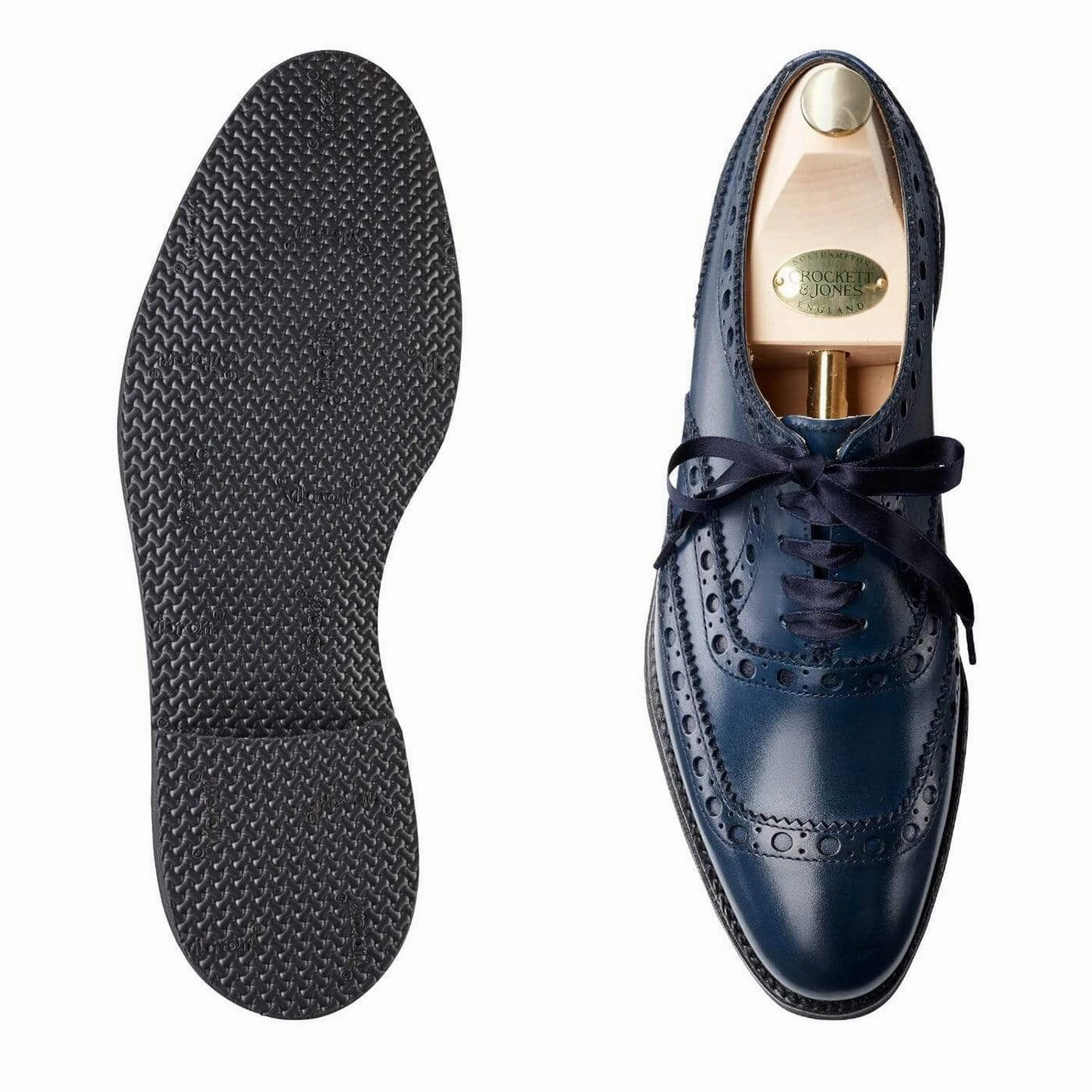 Leather Formal Lace-ups Anna Blue Burnished Calf