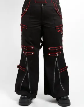 Layer Friendly Quick Release Closure CURVE BAND DARK STREET PANT RED