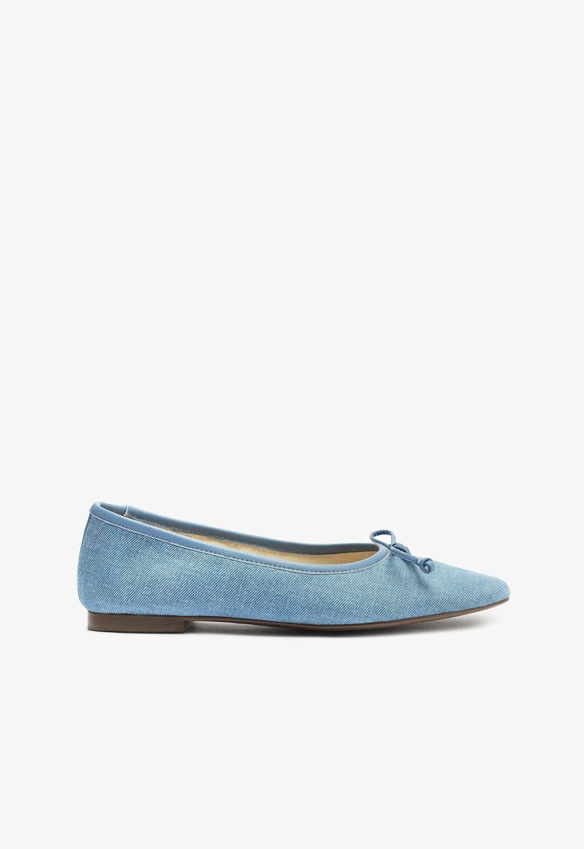 Adjustable Straps Arissa Denim Flat