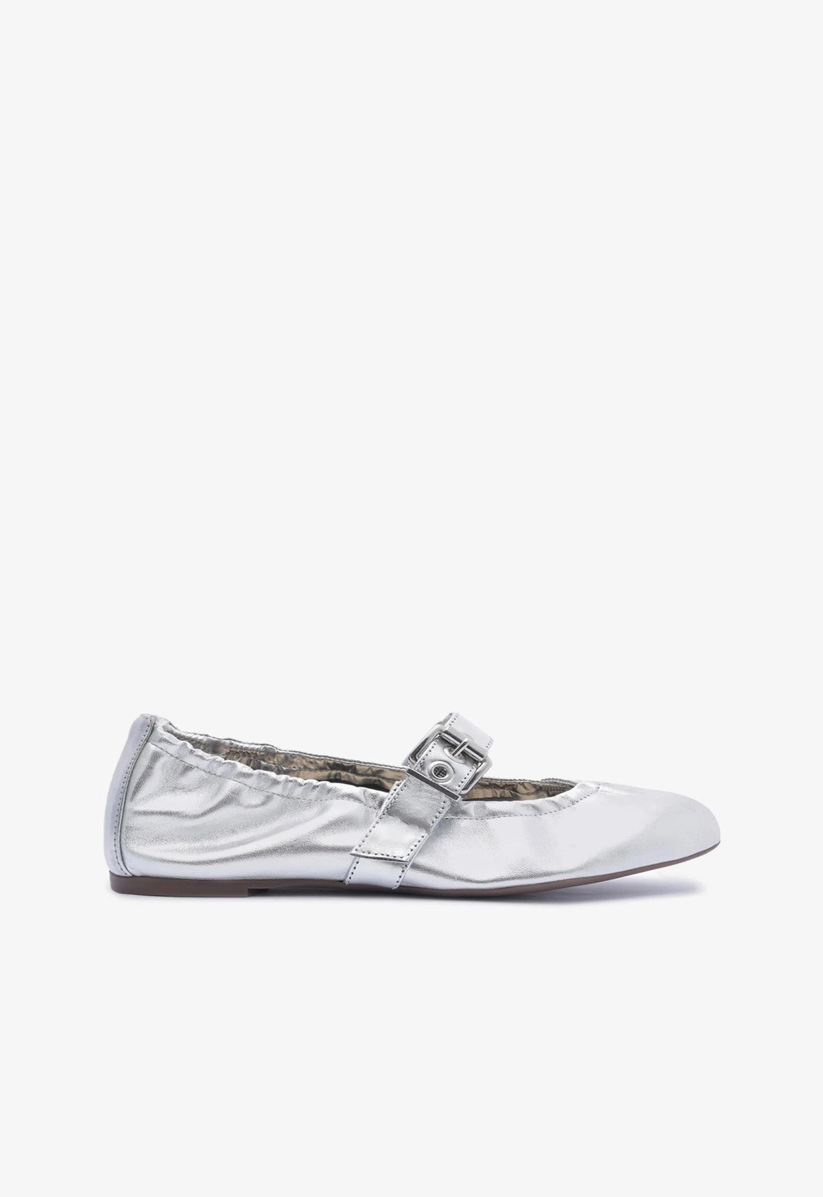 Calita Metallic Leather Flat quick dry Comfort Wedge