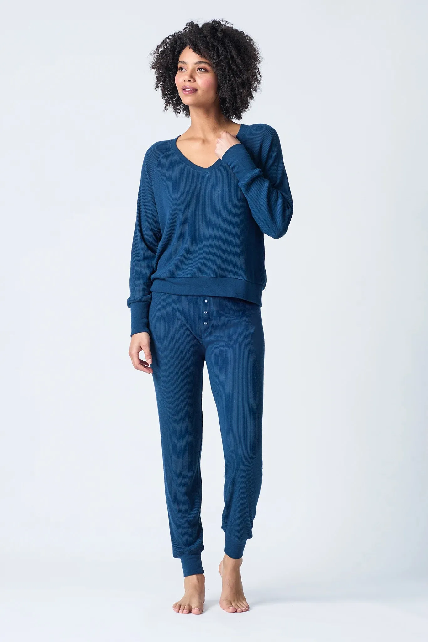 Textured Essentials Jammie Pant Office Look ZeroWaste Construction