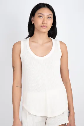 DoubleLayeredShoulders Textured Essentials Tank