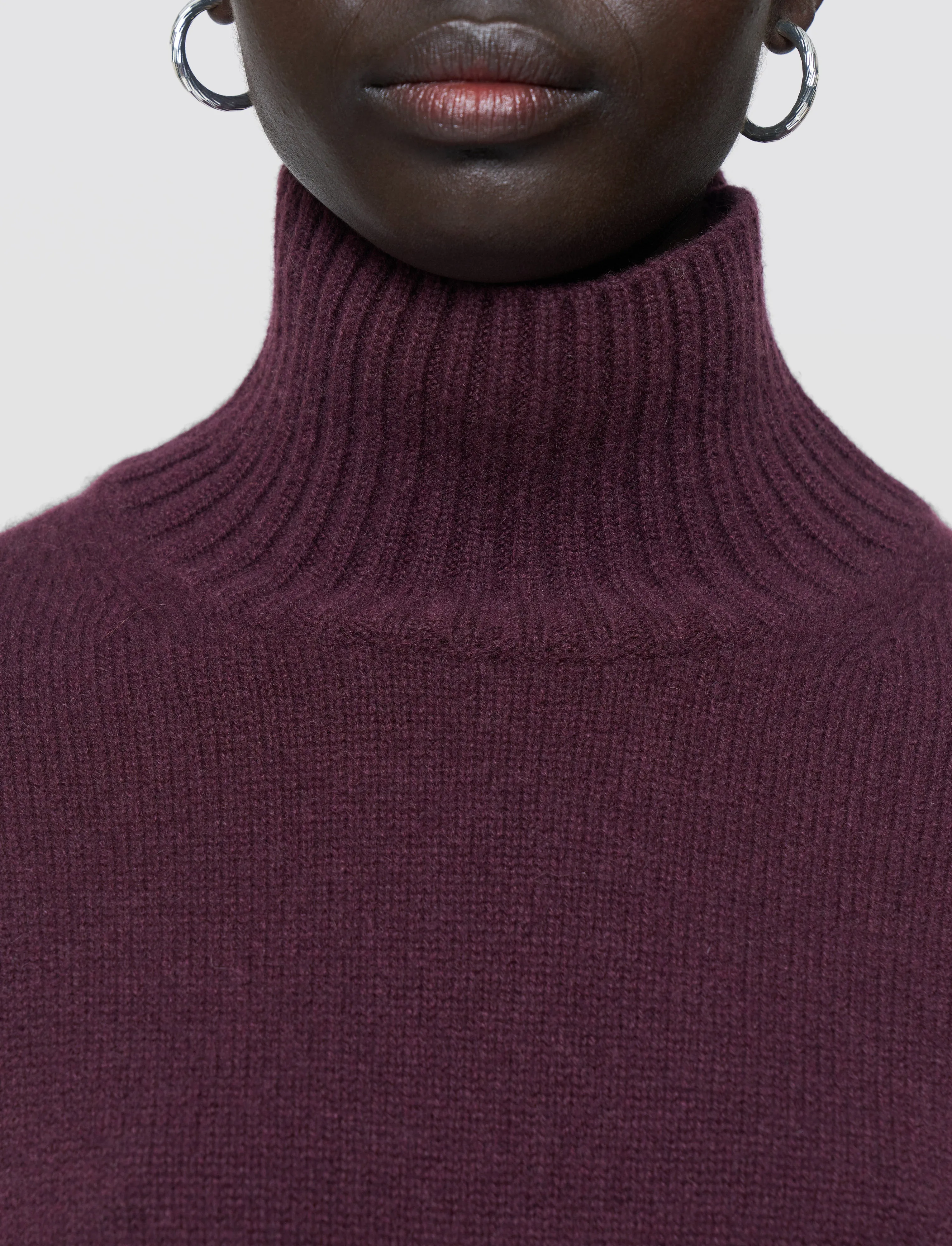 Luxe Cashmere High Neck Jumper Daily Wear