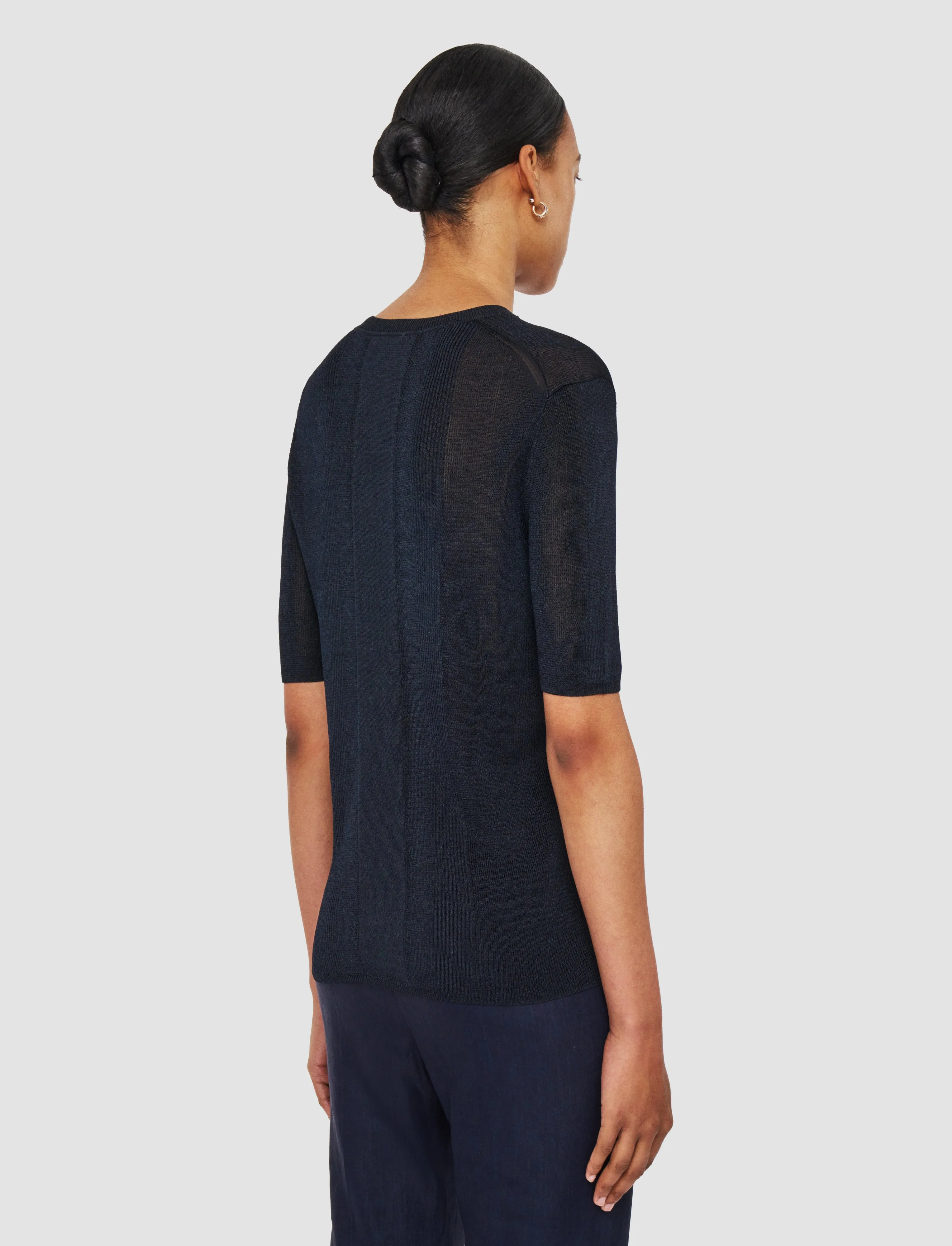Breathable Merino Wool Crisp Rayon Top
