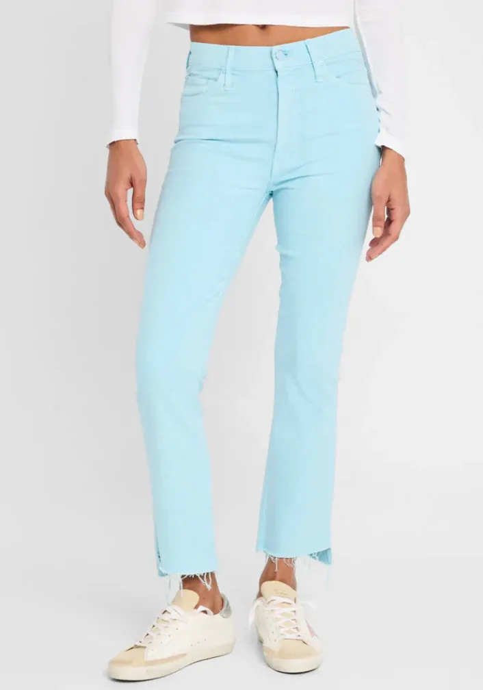 Casual Dressing The Insider Crop Step Fray Chalk It Up Blue Glow