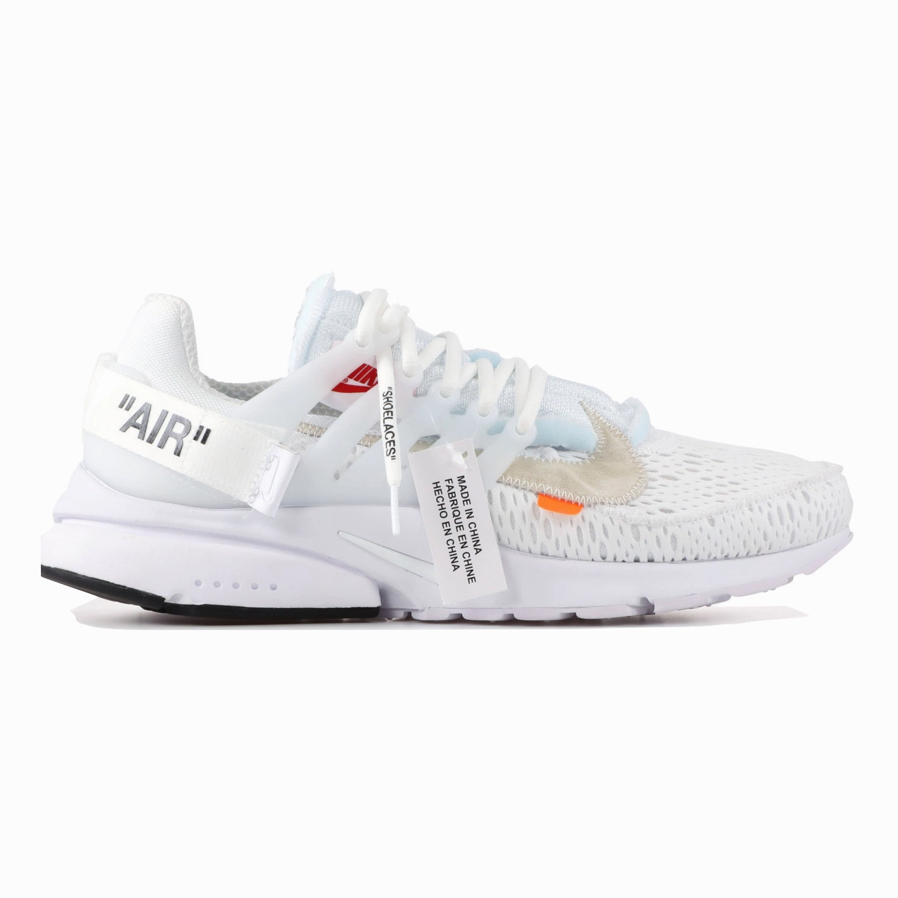 The 10: Nike Air Presto Off-White (2018) - White Knitted Warm Rock Path