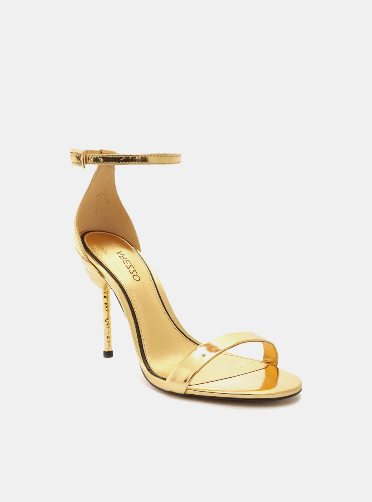 The Campaign Metallic Sandal Formal Mode Ring Walk