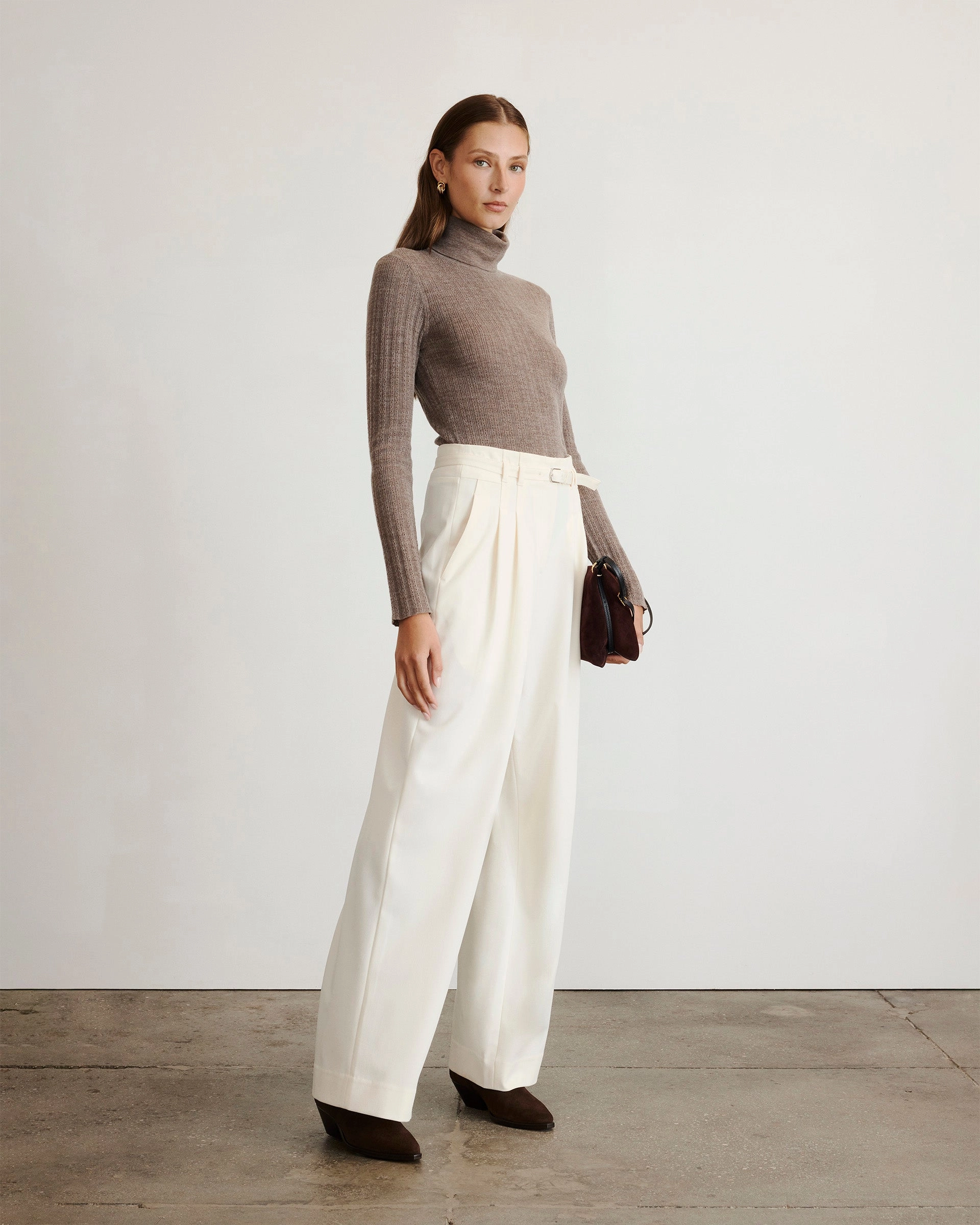 Oversized Collar Style Kayden Turtleneck