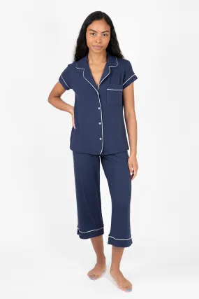 ButterSoftTexture Gisele TENCEL Modal Short Sleeve Cropped PJ Set