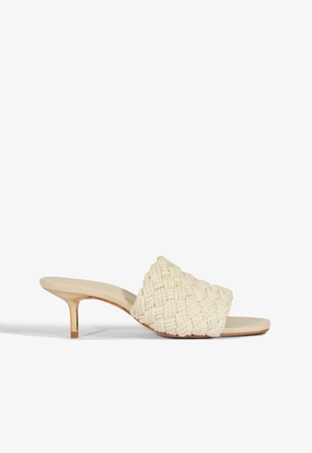 Tiana Mid Raffia Sandal Sand Move