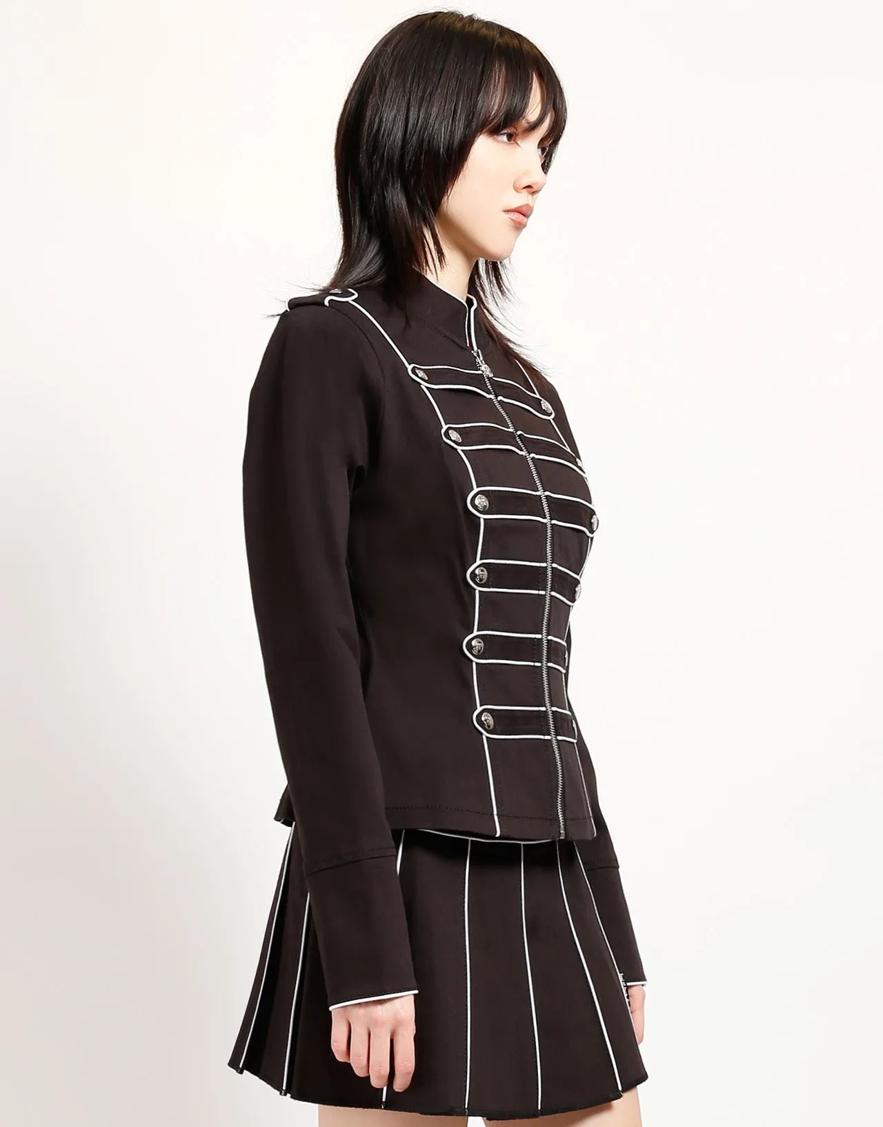 Dry Weather Look BAND JACKET WHITE