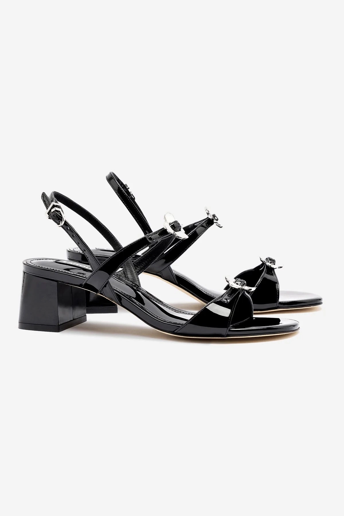 Tinx Block In Black Patent Leather Step Ahead