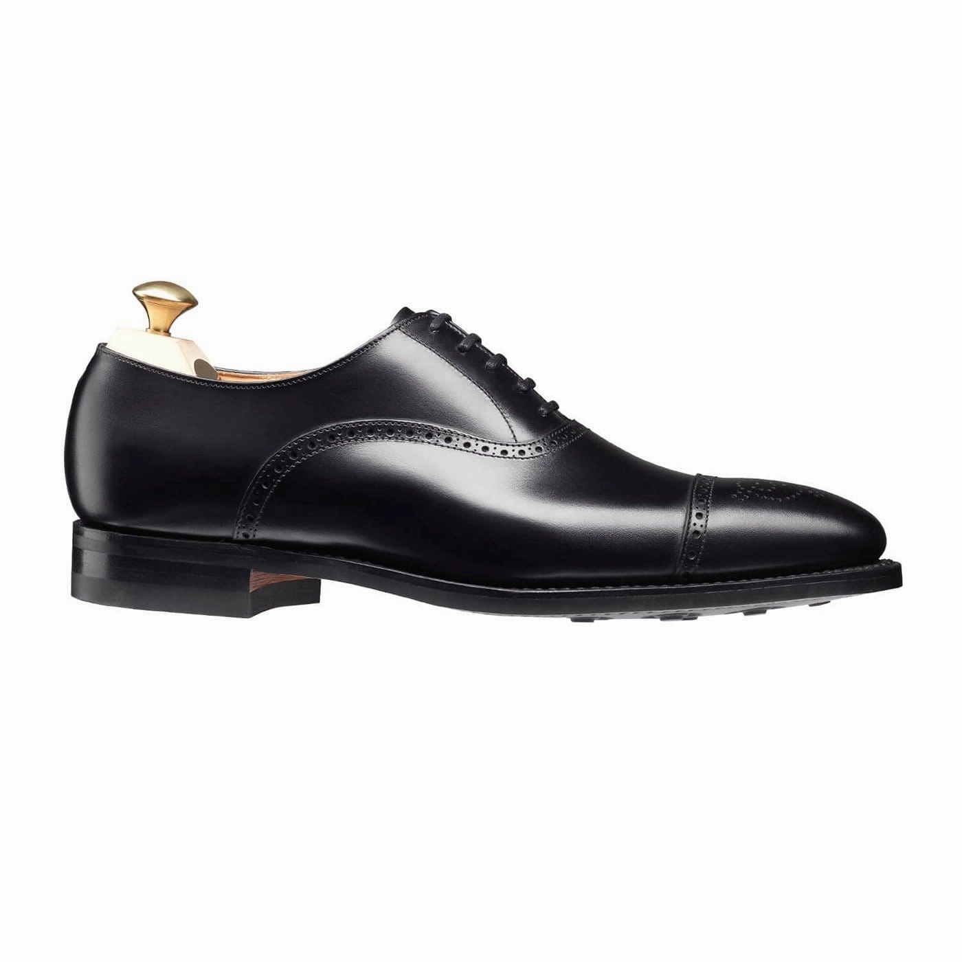 Glossy Layer Busy Commuter Malton Black Calf