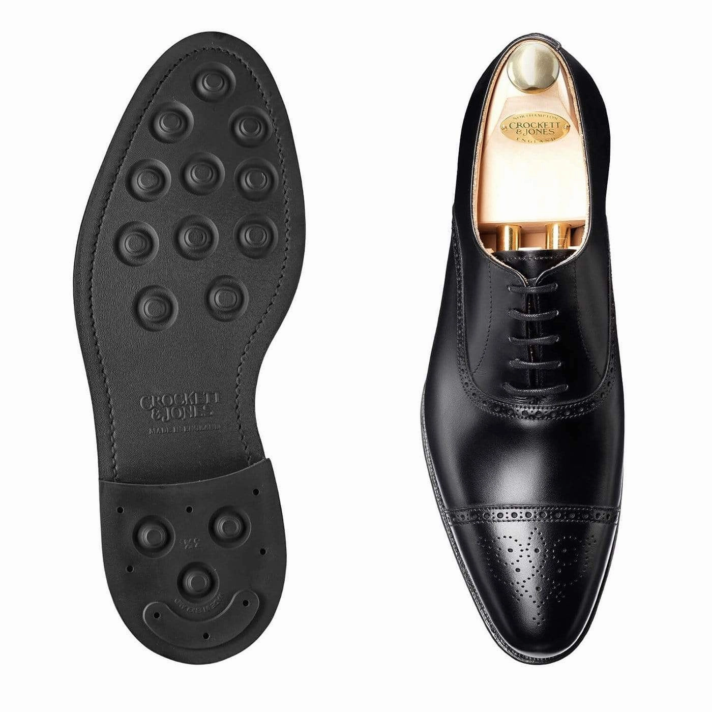 Comfortable Support Easy To Clean Malton Black Calf